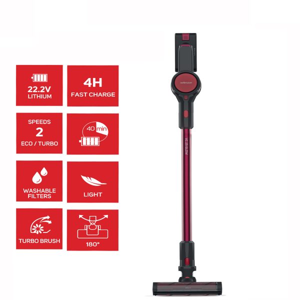 Aspirateur balai GLOW sans fil 3 in 1
